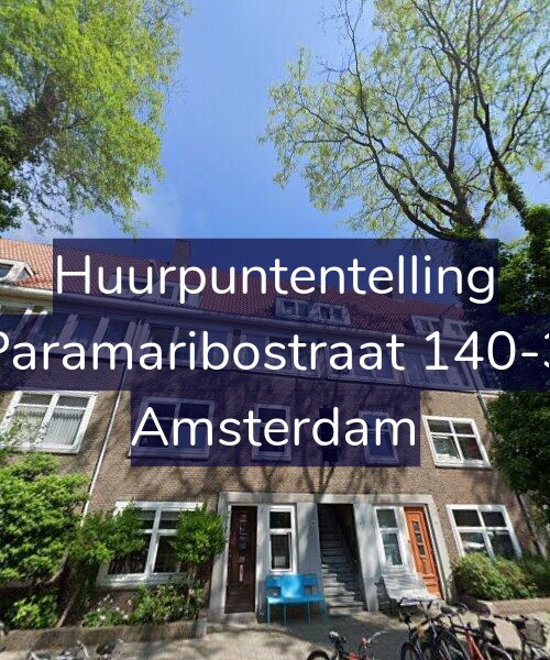 Foto gevel Huurpuntentelling voor Paramaribostraat 140-3, Amsterdam