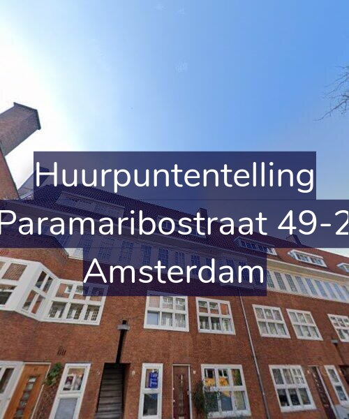 Foto gevel Huurpuntentelling voor Paramaribostraat 49-2, Amsterdam