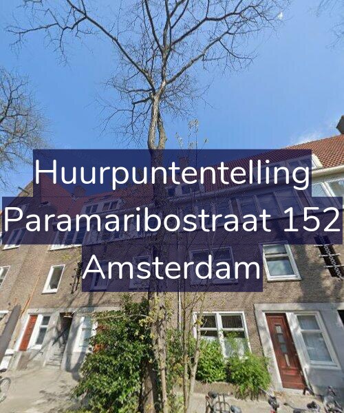 Foto gevel Huurpuntentelling voor Paramaribostraat 152, Amsterdam