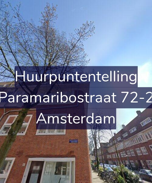 Foto gevel Huurpuntentelling voor Paramaribostraat 72-2, Amsterdam