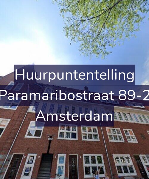 Foto gevel Huurpuntentelling voor Paramaribostraat 89-2, Amsterdam