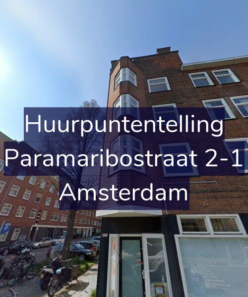 Foto gevel Huurpuntentelling voor Paramaribostraat 2-1, Amsterdam