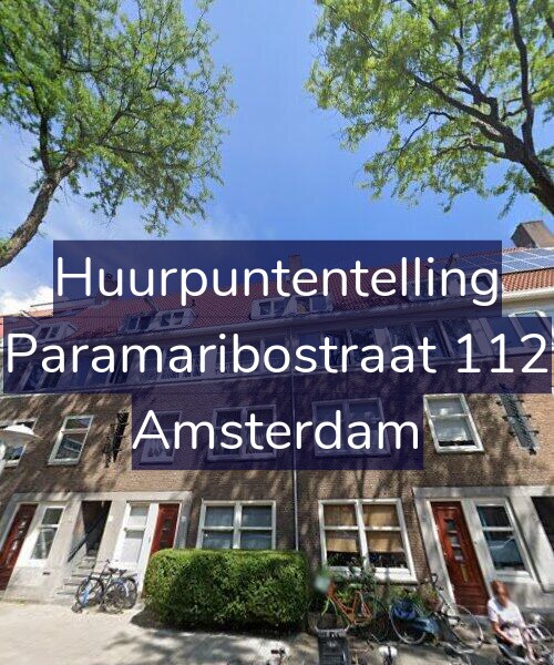 Foto gevel Huurpuntentelling voor Paramaribostraat 112, Amsterdam