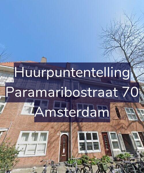 Foto gevel Huurpuntentelling voor Paramaribostraat 70, Amsterdam