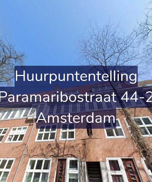 Foto gevel Huurpuntentelling voor Paramaribostraat 44-2, Amsterdam