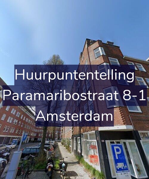 Foto gevel Huurpuntentelling voor Paramaribostraat 8-1, Amsterdam