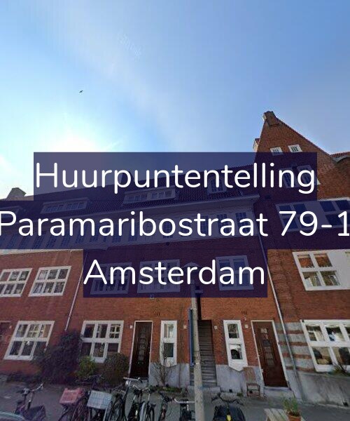 Foto gevel Huurpuntentelling voor Paramaribostraat 79-1, Amsterdam