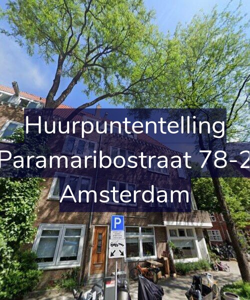 Foto gevel Huurpuntentelling voor Paramaribostraat 78-2, Amsterdam