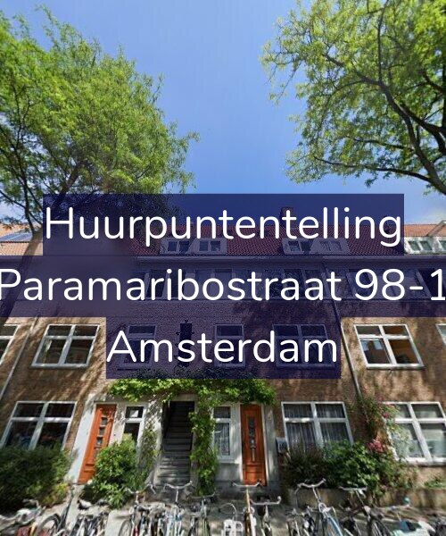 Foto gevel Huurpuntentelling voor Paramaribostraat 98-1, Amsterdam