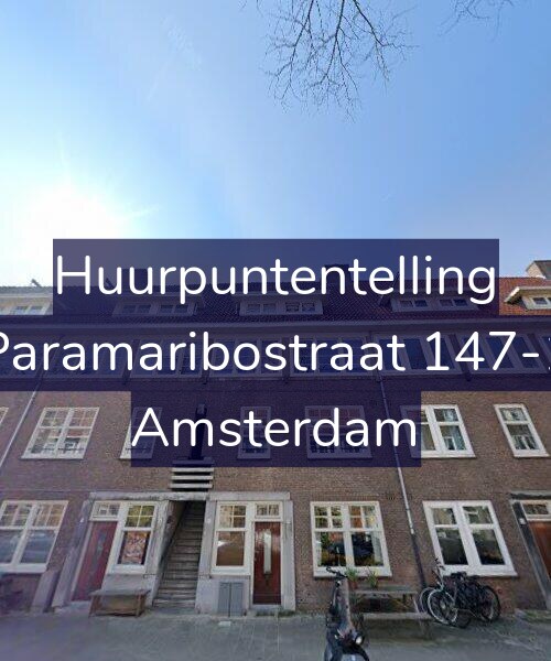 Foto gevel Huurpuntentelling voor Paramaribostraat 147-1, Amsterdam