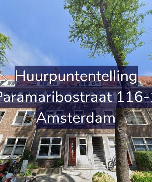 Foto gevel Huurpuntentelling voor Paramaribostraat 116-1, Amsterdam