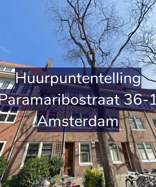 Foto gevel Huurpuntentelling voor Paramaribostraat 36-1, Amsterdam
