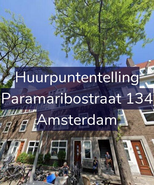 Foto gevel Huurpuntentelling voor Paramaribostraat 134, Amsterdam