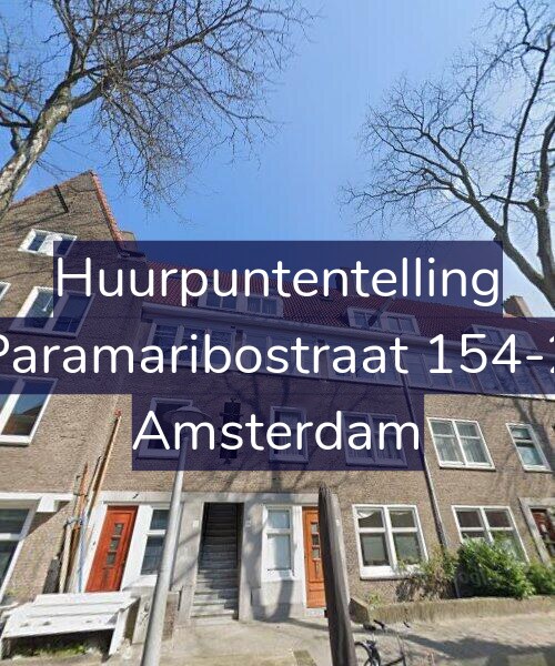 Foto gevel Huurpuntentelling voor Paramaribostraat 154-2, Amsterdam