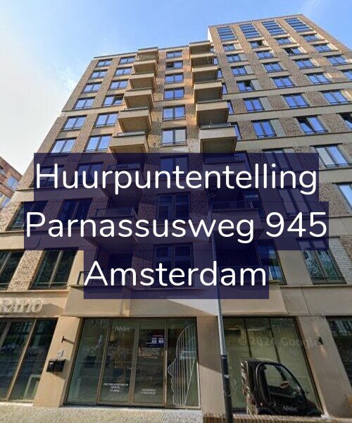 Foto gevel Huurpuntentelling voor Parnassusweg 945, Amsterdam