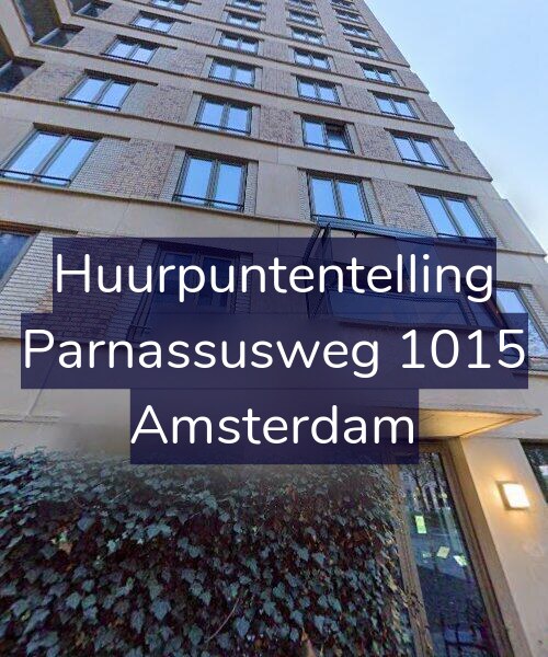 Foto gevel Huurpuntentelling voor Parnassusweg 1015, Amsterdam