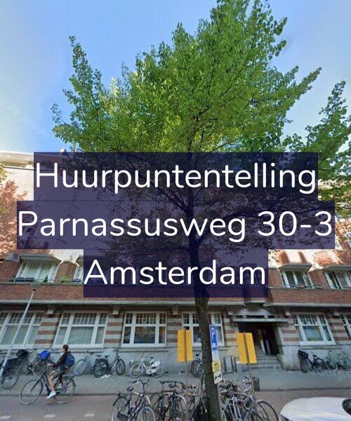 Foto gevel Huurpuntentelling voor Parnassusweg 30-3, Amsterdam