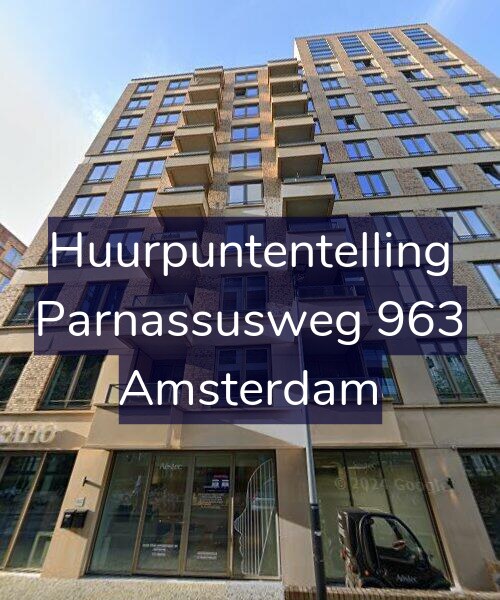 Foto gevel Huurpuntentelling voor Parnassusweg 963, Amsterdam