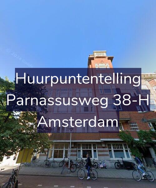 Foto gevel Huurpuntentelling voor Parnassusweg 38-H, Amsterdam