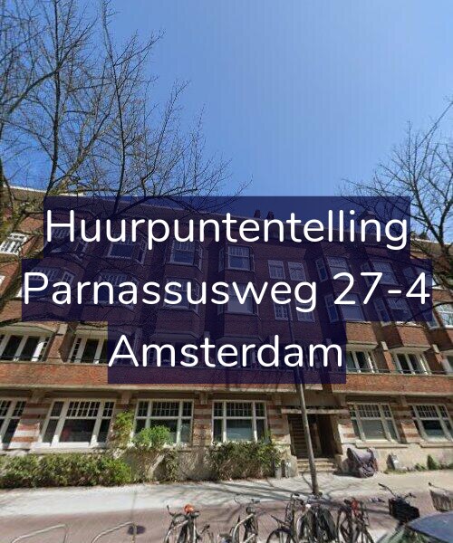 Foto gevel Huurpuntentelling voor Parnassusweg 27-4, Amsterdam