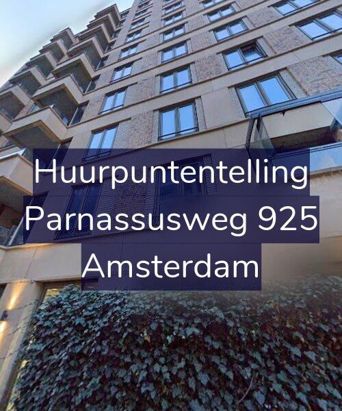 Foto gevel Huurpuntentelling voor Parnassusweg 925, Amsterdam