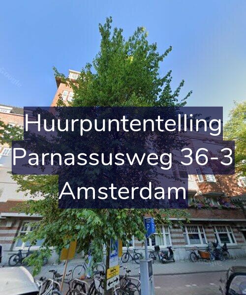 Foto gevel Huurpuntentelling voor Parnassusweg 36-3, Amsterdam