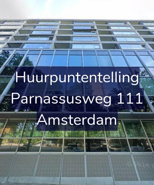 Foto gevel Huurpuntentelling voor Parnassusweg 111, Amsterdam