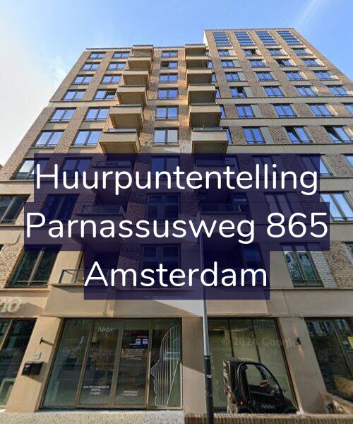 Foto gevel Huurpuntentelling voor Parnassusweg 865, Amsterdam