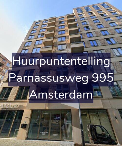 Foto gevel Huurpuntentelling voor Parnassusweg 995, Amsterdam