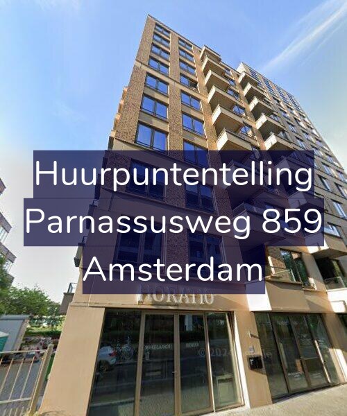 Foto gevel Huurpuntentelling voor Parnassusweg 859, Amsterdam
