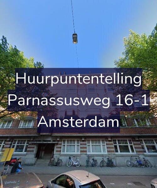 Foto gevel Huurpuntentelling voor Parnassusweg 16-1, Amsterdam