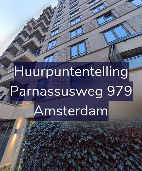 Foto gevel Huurpuntentelling voor Parnassusweg 979, Amsterdam