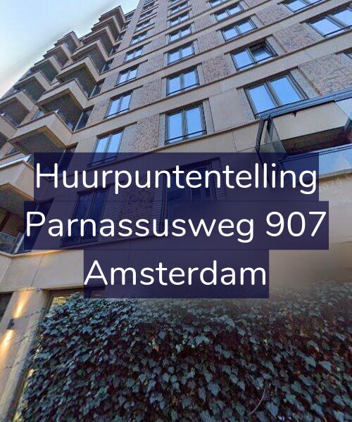 Foto gevel Huurpuntentelling voor Parnassusweg 907, Amsterdam