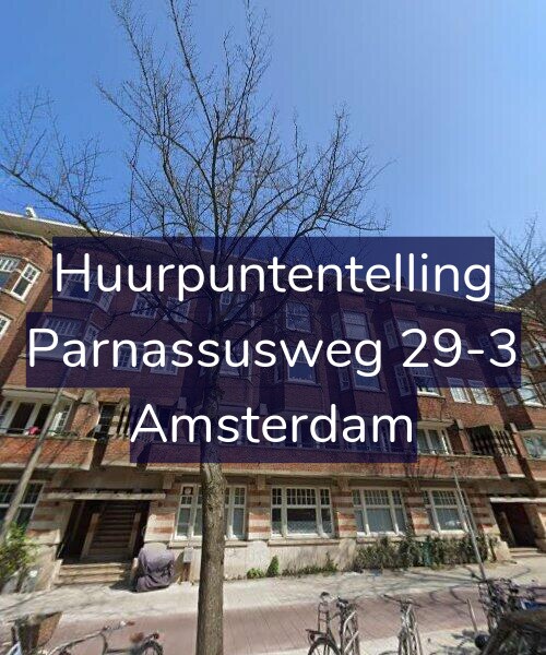Foto gevel Huurpuntentelling voor Parnassusweg 29-3, Amsterdam