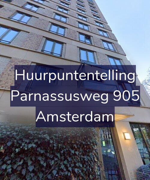 Foto gevel Huurpuntentelling voor Parnassusweg 905, Amsterdam