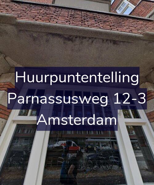 Foto gevel Huurpuntentelling voor Parnassusweg 12-3, Amsterdam