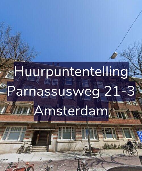 Foto gevel Huurpuntentelling voor Parnassusweg 21-3, Amsterdam