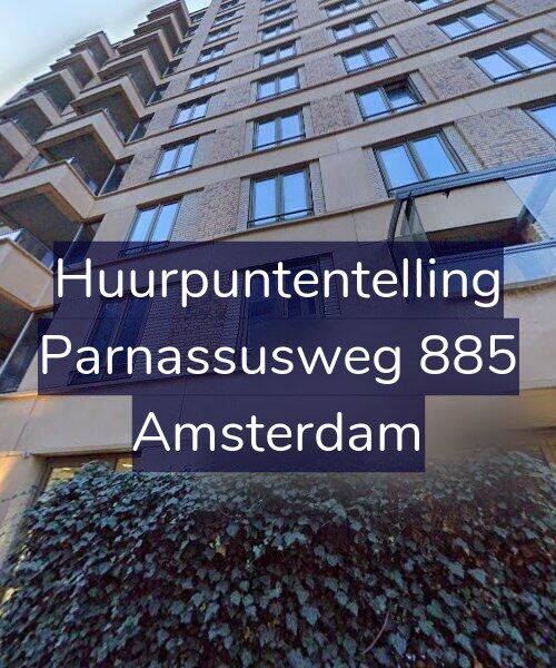 Foto gevel Huurpuntentelling voor Parnassusweg 885, Amsterdam