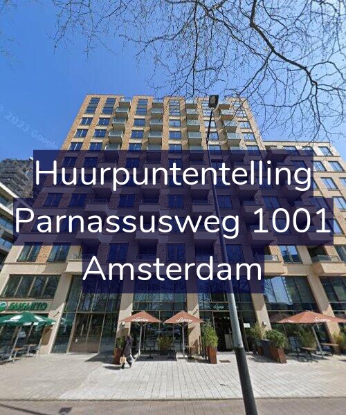 Foto gevel Huurpuntentelling voor Parnassusweg 1001, Amsterdam