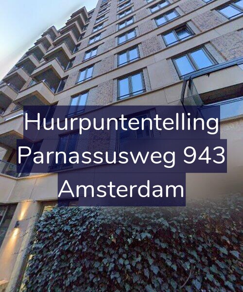 Foto gevel Huurpuntentelling voor Parnassusweg 943, Amsterdam