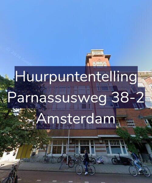 Foto gevel Huurpuntentelling voor Parnassusweg 38-2, Amsterdam