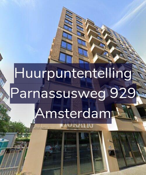 Foto gevel Huurpuntentelling voor Parnassusweg 929, Amsterdam