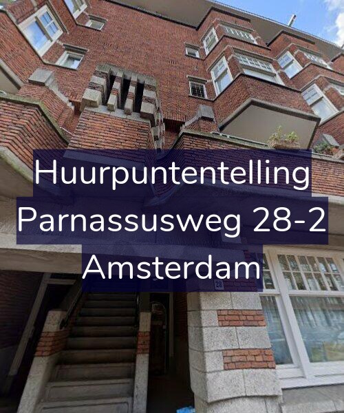 Foto gevel Huurpuntentelling voor Parnassusweg 28-2, Amsterdam
