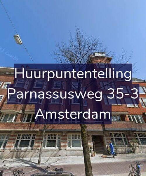 Foto gevel Huurpuntentelling voor Parnassusweg 35-3, Amsterdam