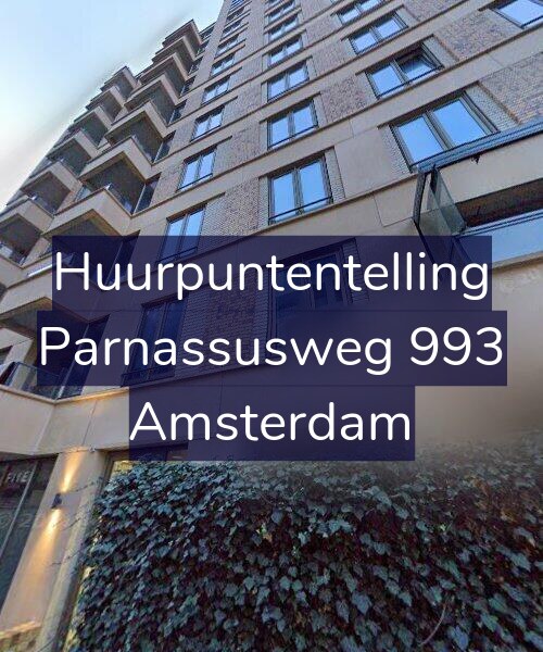Foto gevel Huurpuntentelling voor Parnassusweg 993, Amsterdam