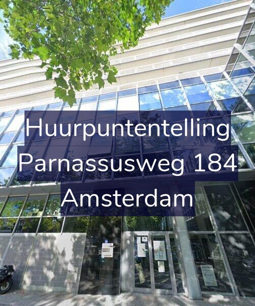 Foto gevel Huurpuntentelling voor Parnassusweg 184, Amsterdam