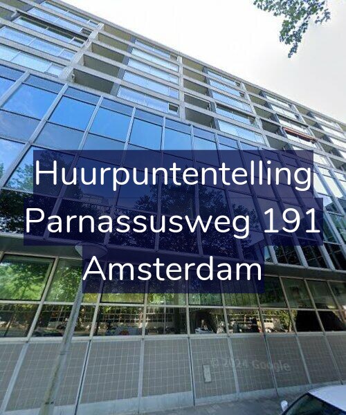 Foto gevel Huurpuntentelling voor Parnassusweg 191, Amsterdam