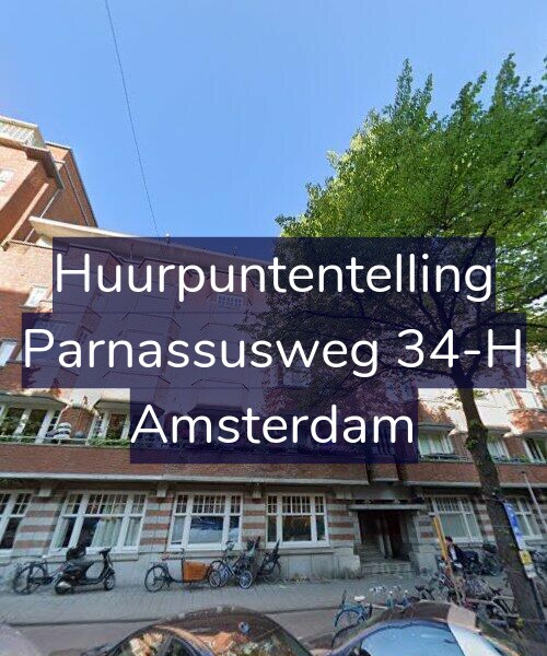 Foto gevel Huurpuntentelling voor Parnassusweg 34-H, Amsterdam