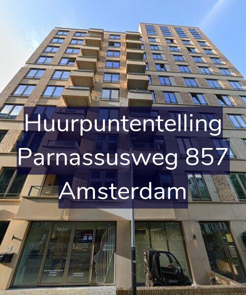 Foto gevel Huurpuntentelling voor Parnassusweg 857, Amsterdam