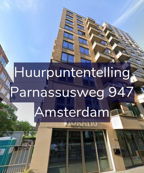 Foto gevel Huurpuntentelling voor Parnassusweg 947, Amsterdam